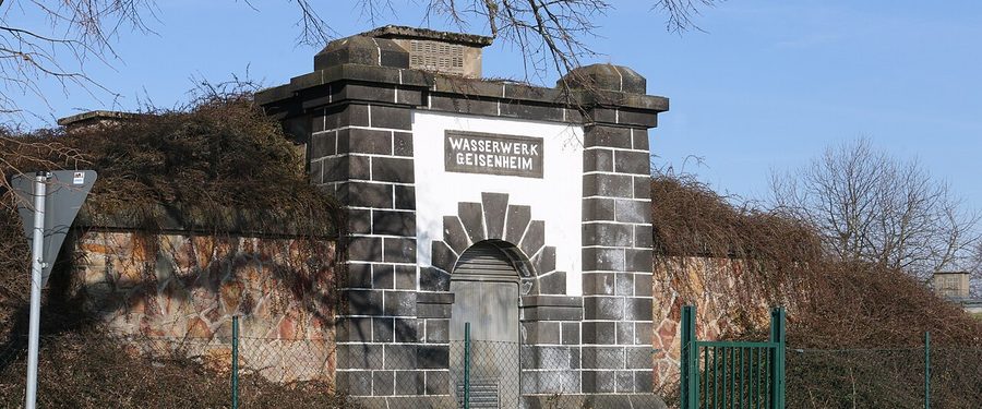 The gatehouse of a German waterworks